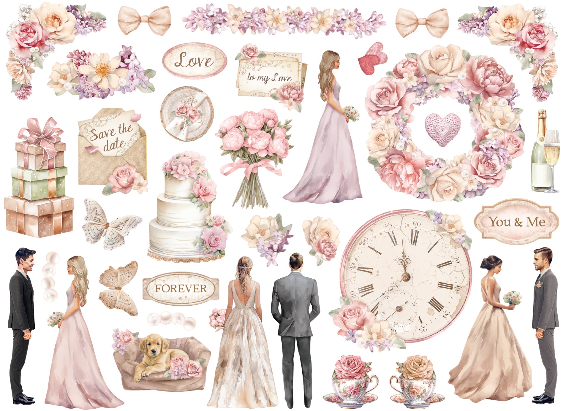 Stamperia Romance Forever - Ceremony Edition Die Cuts